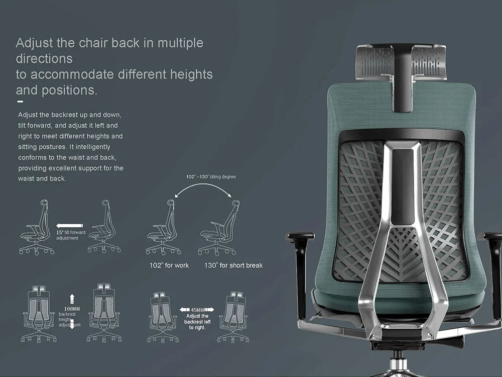 Apex Executive Ergonomic Office Chair - CEO Task Manager