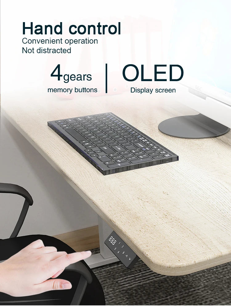 Apex Premium Dual Motor Standing Desk – 3-Stage Adjustable Height