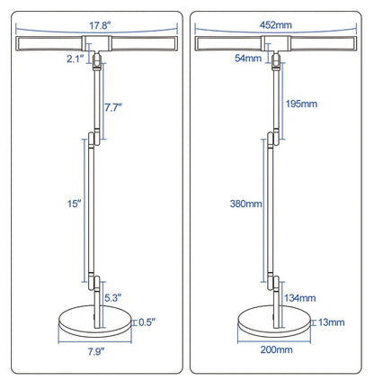 Apex Swing Arm E-Reading Eye-Care LED Desk Lamp