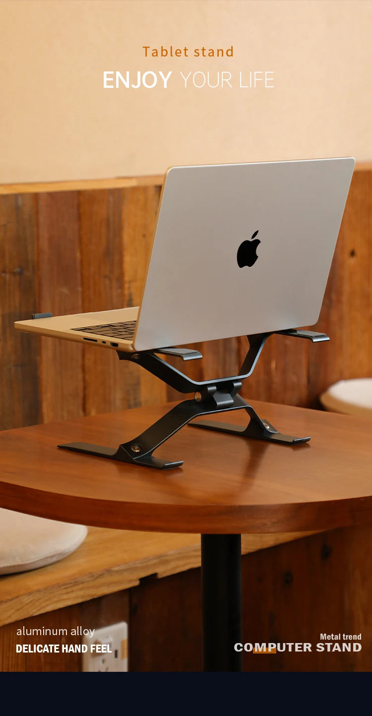 Apex Height-Adjustable Aluminum Laptop Stand for 15.6" Laptops