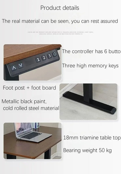 Apex Compact Smart Dual Motor Standing Desk—Modular Design