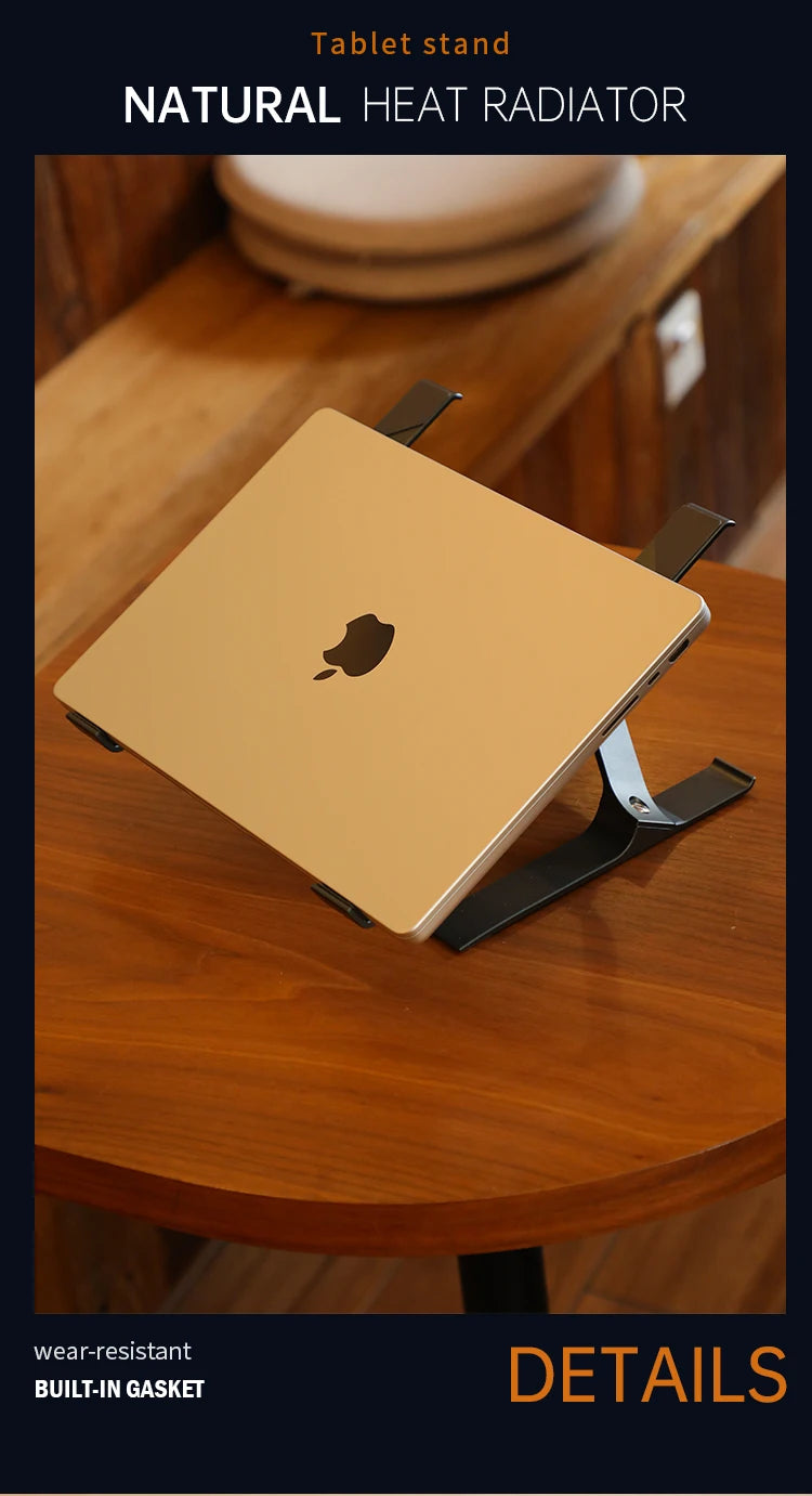 Apex Height-Adjustable Aluminum Laptop Stand for 15.6" Laptops
