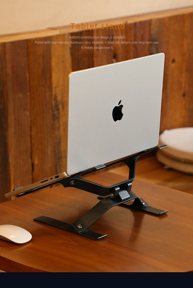 Apex Height-Adjustable Aluminum Laptop Stand for 15.6" Laptops