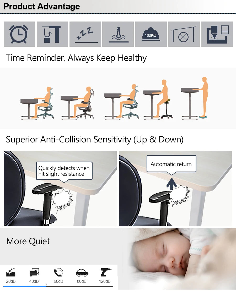 Apex L-Shaped Corner Desk Frame with Dual Motor