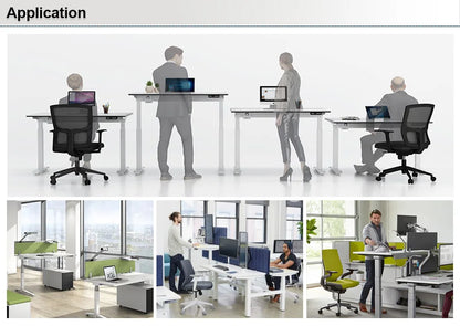 Apex L-Shaped Corner Desk Frame with Dual Motor