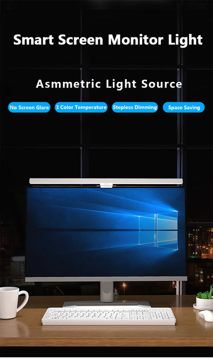 Apex LED Monitor Light Bar – Eye-Care Task Lamp