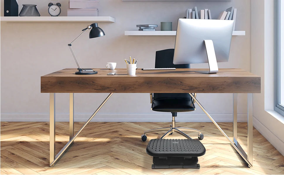 Apex Adjustable HIPS Plastic Massage Footrest Under Desk