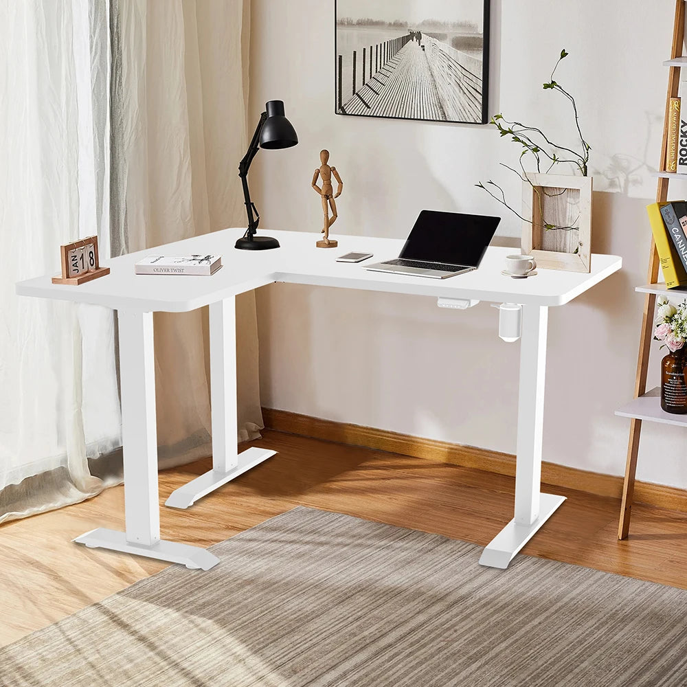 Apex Ergonomic L-Shaped Electric Desk Frame