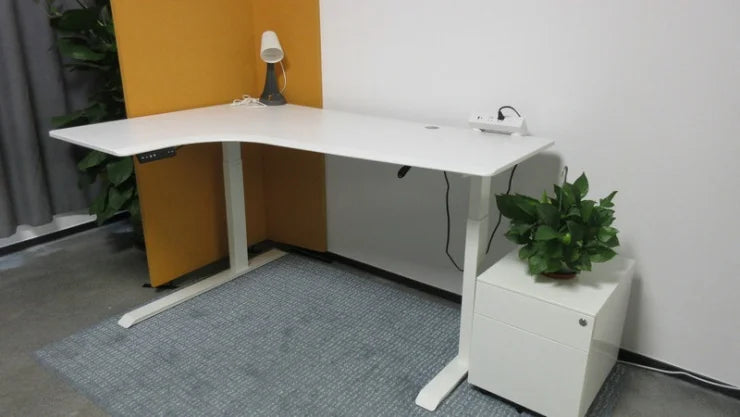 Apex Premium Dual Motor L-Shaped Standing Desk