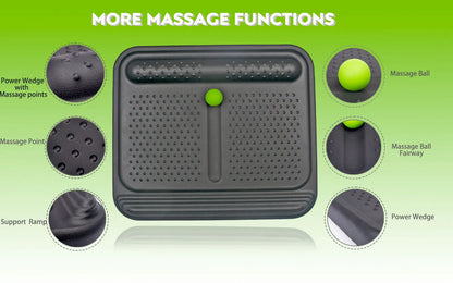 Topographical Anti-Fatigue Standing Desk Mat with Massage Ball