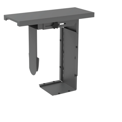 Apex Adjustable Under Desk CPU Holder – Steel Mount for Computer Towers