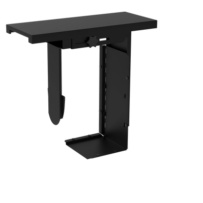 Apex Adjustable Under Desk CPU Holder – Steel Mount for Computer Towers