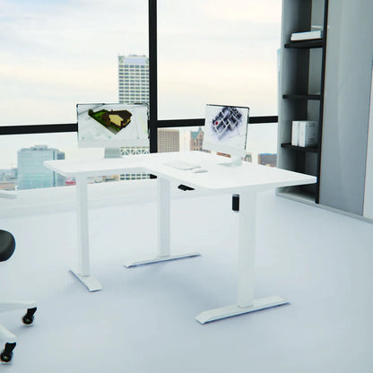 Apex Ergonomic L-Shaped Electric Desk Frame