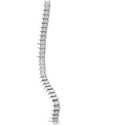 Adjustable Snake Cable Management Spine – Under Desk Wire Organizer