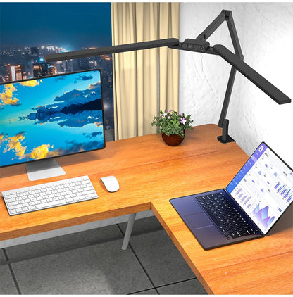 Apex Flexible Gooseneck LED Desk Lamp – 24W Clamp-On Task Light