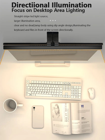 Apex LED Monitor Light Bar – Eye-Care Task Lamp