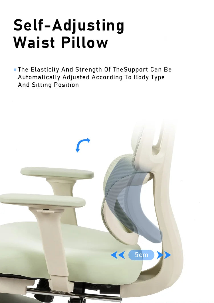 High Back Executive Mesh Office Chair with Adjustable Headrest
