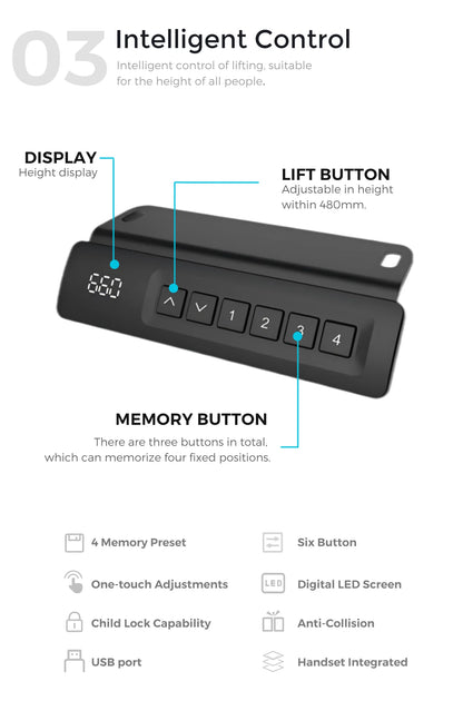 Apex Compact Ergonomic Standing Desk