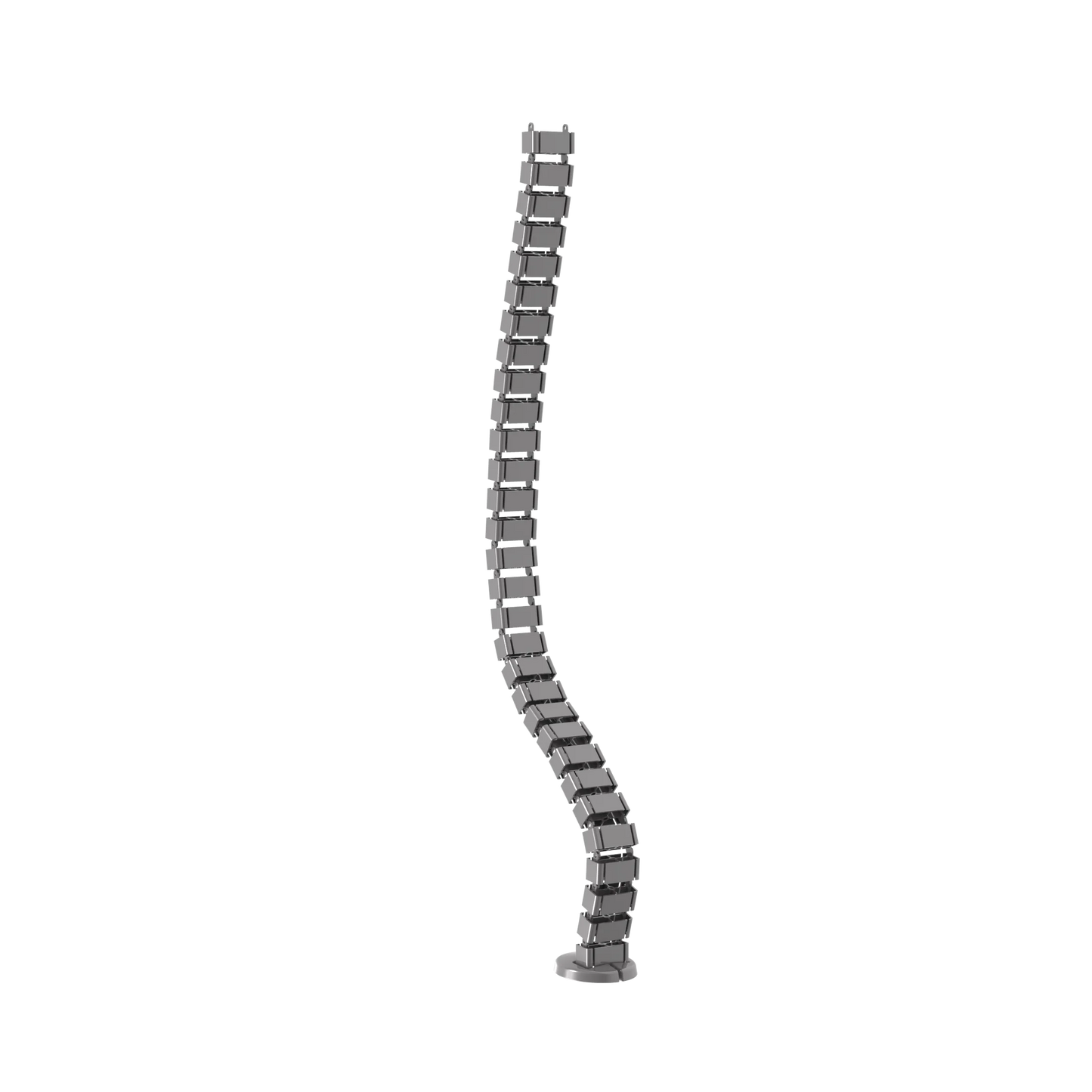Adjustable Snake Cable Management Spine – Under Desk Wire Organizer