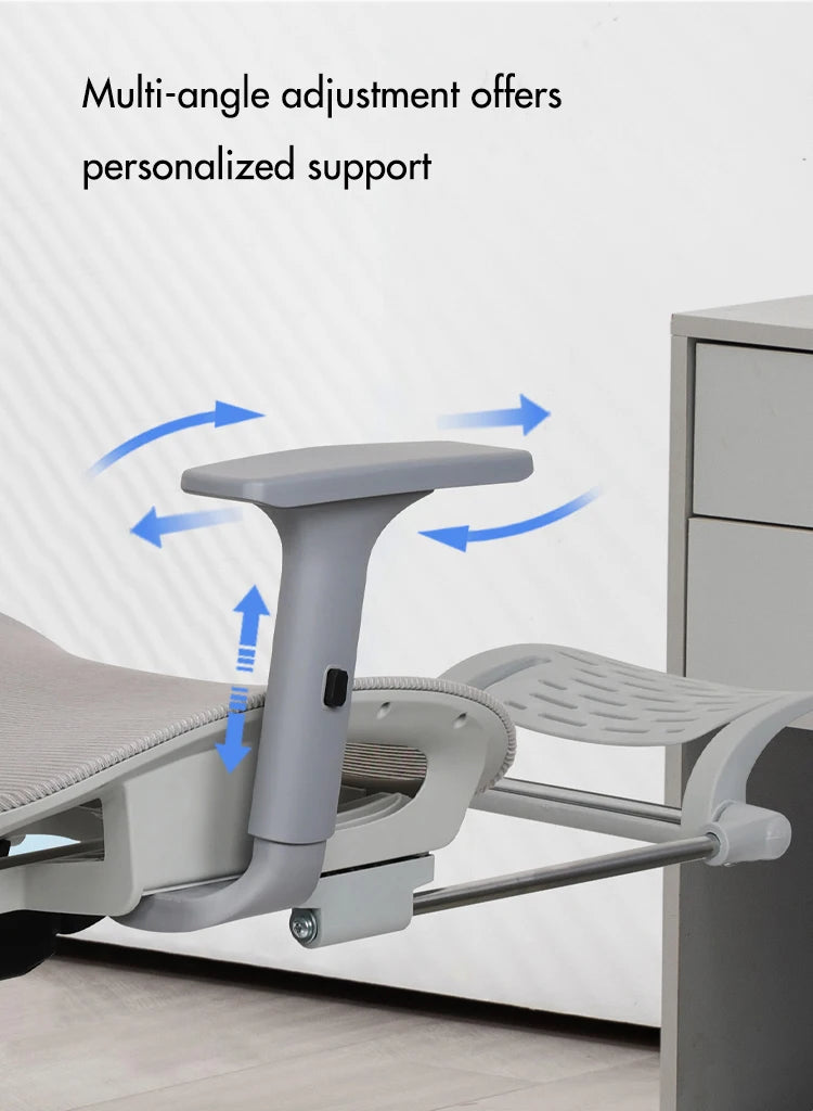 Apex Ergonomic High Back Office Chair with Footrest & Adjustable Headrest