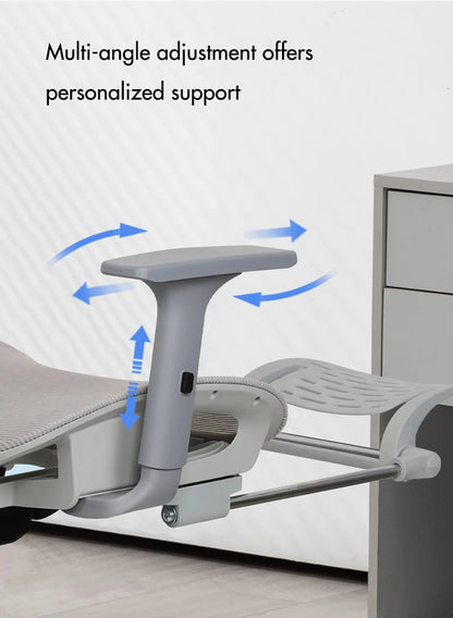Apex Ergonomic High Back Office Chair with Footrest & Adjustable Headrest
