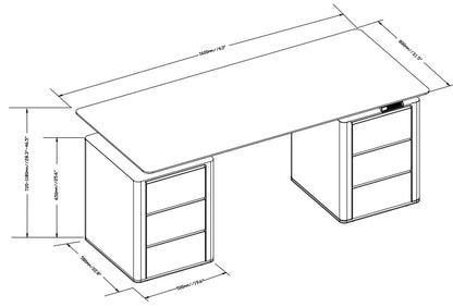 Apex Commercial Executive Standing Desk