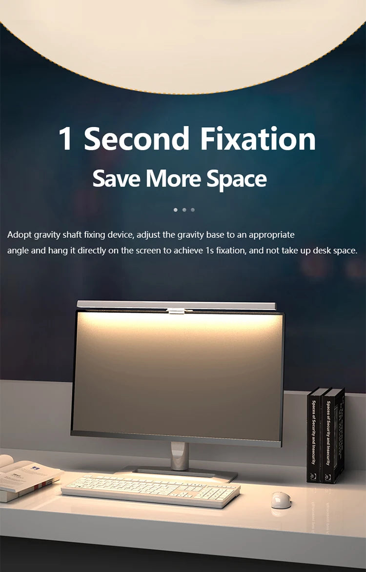 Apex LED Monitor Light Bar – Eye-Care Task Lamp