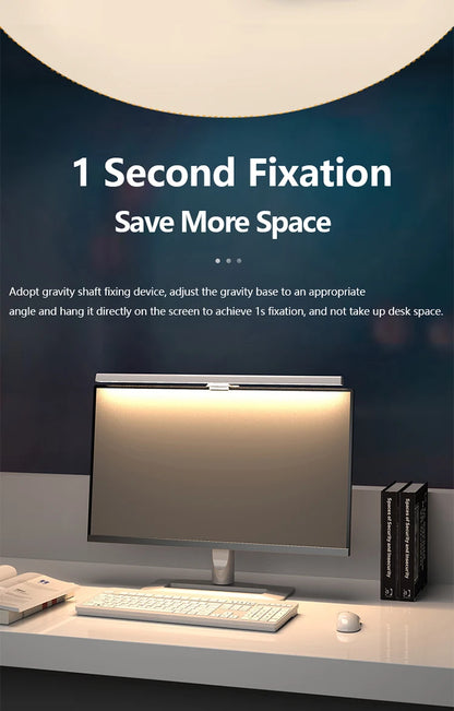 Apex LED Monitor Light Bar – Eye-Care Task Lamp