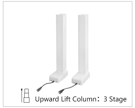 Apex L-Shaped Corner Desk Frame with Dual Motor