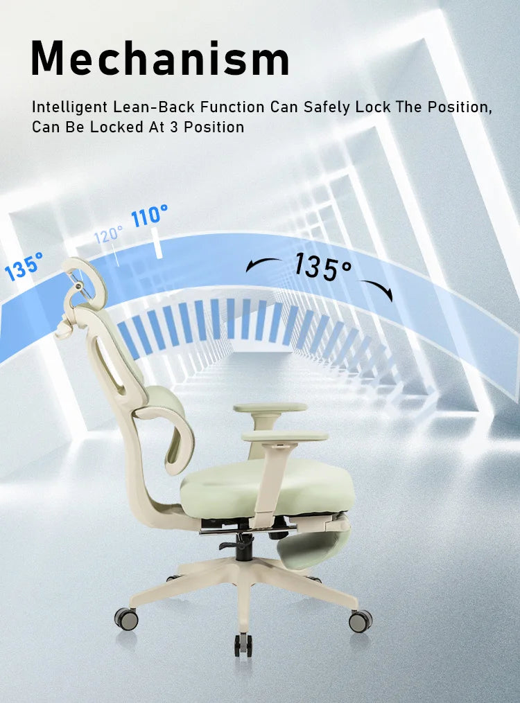 High Back Executive Mesh Office Chair with Adjustable Headrest