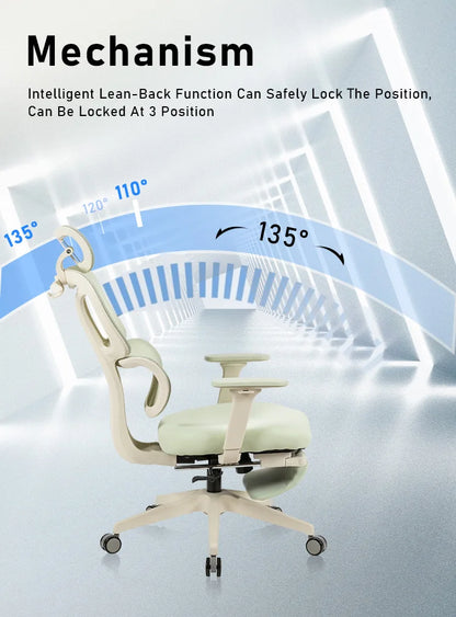 High Back Executive Mesh Office Chair with Adjustable Headrest