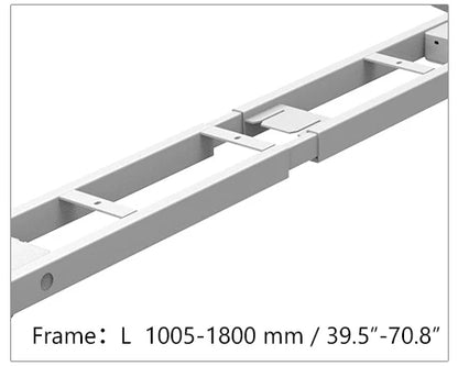 Apex L-Shaped Corner Desk Frame with Dual Motor