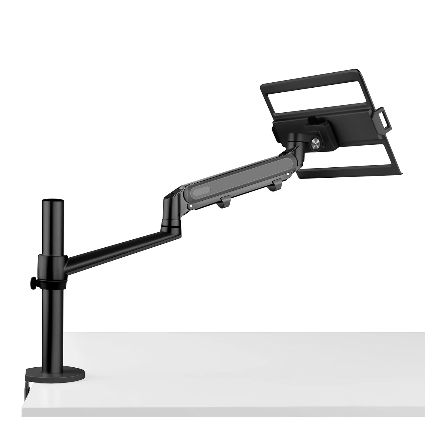 Apex Adjustable Height Aluminum Gas Spring Monitor & Laptop Arm