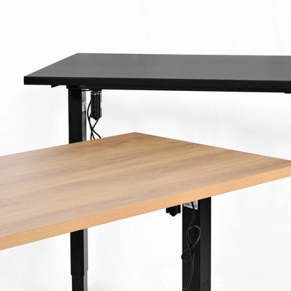 Apex Standing Desk Wooden Tabletop with Integrated Guide Rails