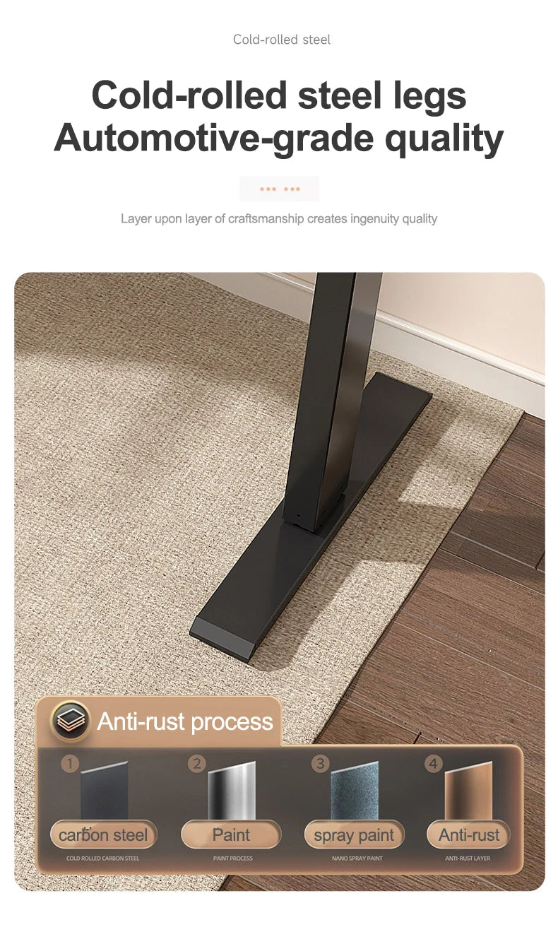 Apex Professional Dual Motor L-Shaped Standing Desk—Spacious Workspace