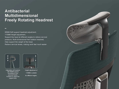 Apex Executive Ergonomic Office Chair - CEO Task Manager