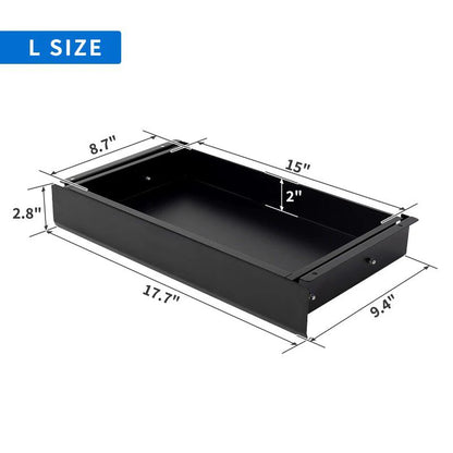 Slim Under Desk Storage Drawer S07