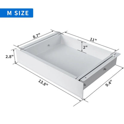 Slim Under Desk Storage Drawer S07