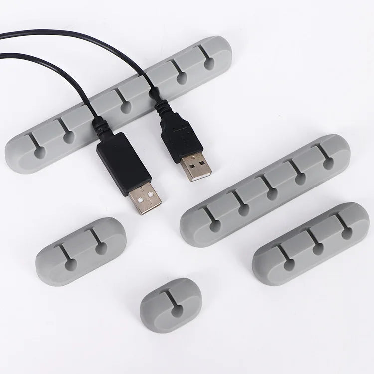 Apex Self-Adhesive Silicone Cable Organizer – Multi-Hole Design