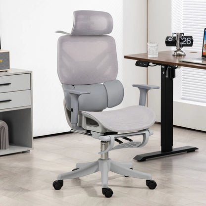 Apex Ergonomic High Back Office Chair with Footrest & Adjustable Headrest