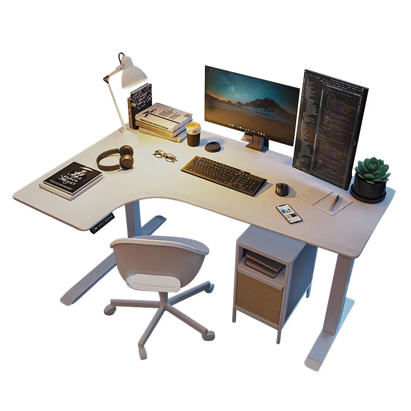 Apex Premium Dual Motor L-Shaped Standing Desk