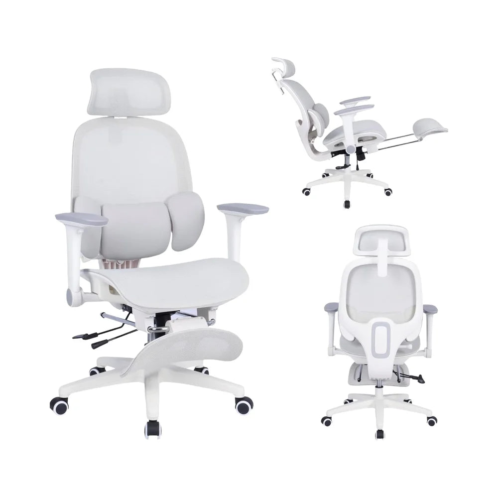 High Back Mesh Office Chair with 3-Zone Lumbar Support
