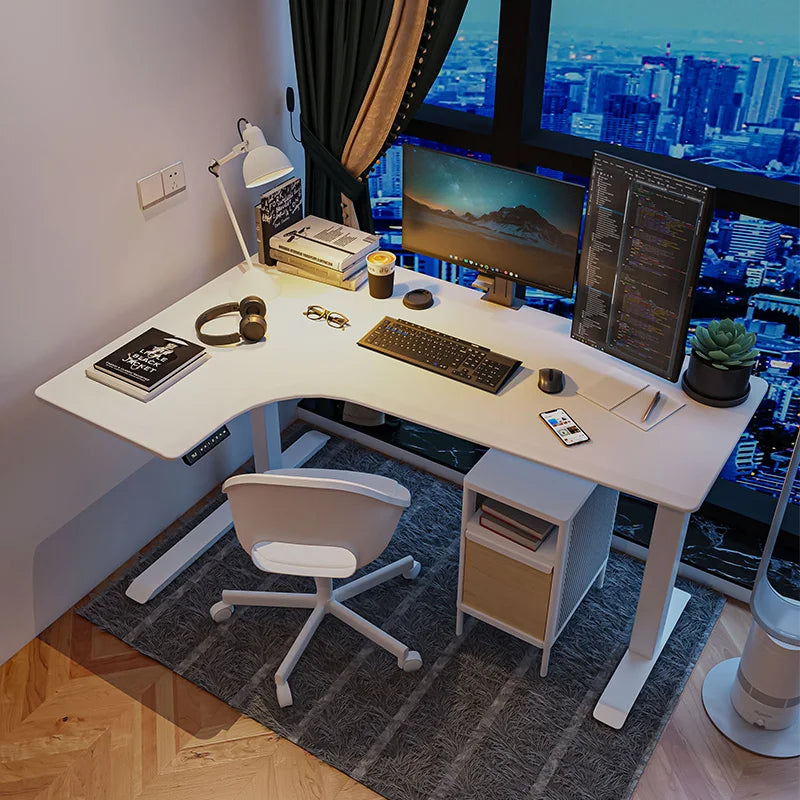 Apex Premium Dual Motor L-Shaped Standing Desk
