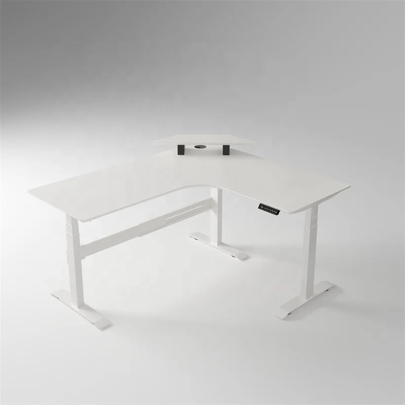 Apex Modern Dual Motor L-Shaped Standing Desk