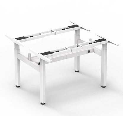 Apex 4-Motor Dual Workstation Desk Frame—Commercial Back-to-Back Configuration