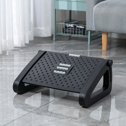 Apex Adjustable Ergonomic Foot Rest with Massage Roller Texture