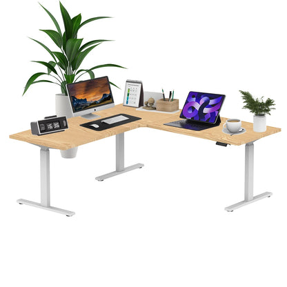 Apex Pro Triple Motor L-Shaped Standing Desk