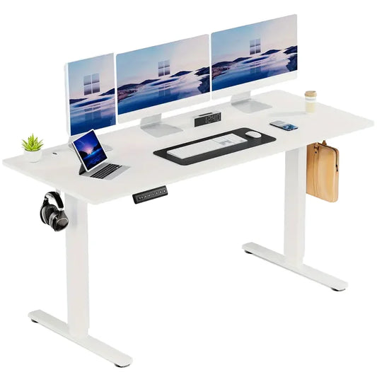 Apex Modern Iron Steel Single Height Electric Standing Desk
