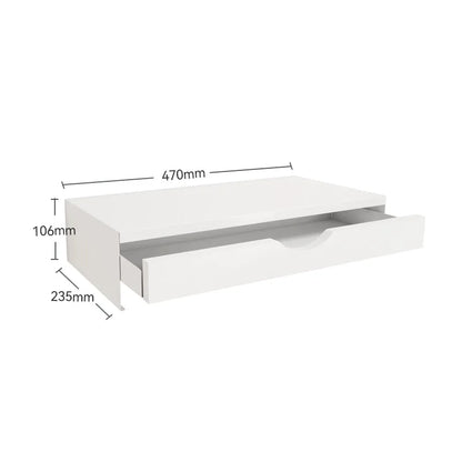 Apex Metal Monitor Stand with Storage Drawer – Desktop Organizer