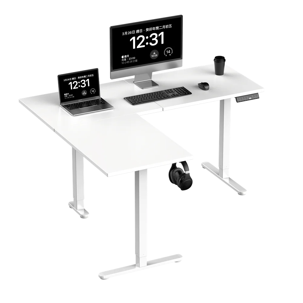 Apex Modular L-Shaped Standing Desk